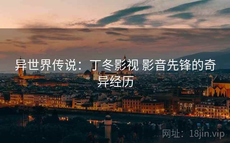 异世界传说：丁冬影视 影音先锋的奇异经历