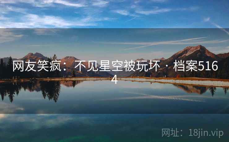 网友笑疯：不见星空被玩坏 · 档案5164