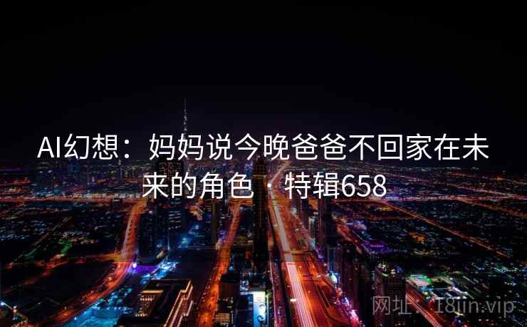 AI幻想:妈妈说今晚爸爸不回家在未来的角色 · 特辑658 AI幻想:妈妈说今晚爸爸不回家在未来的角色 · 特辑658